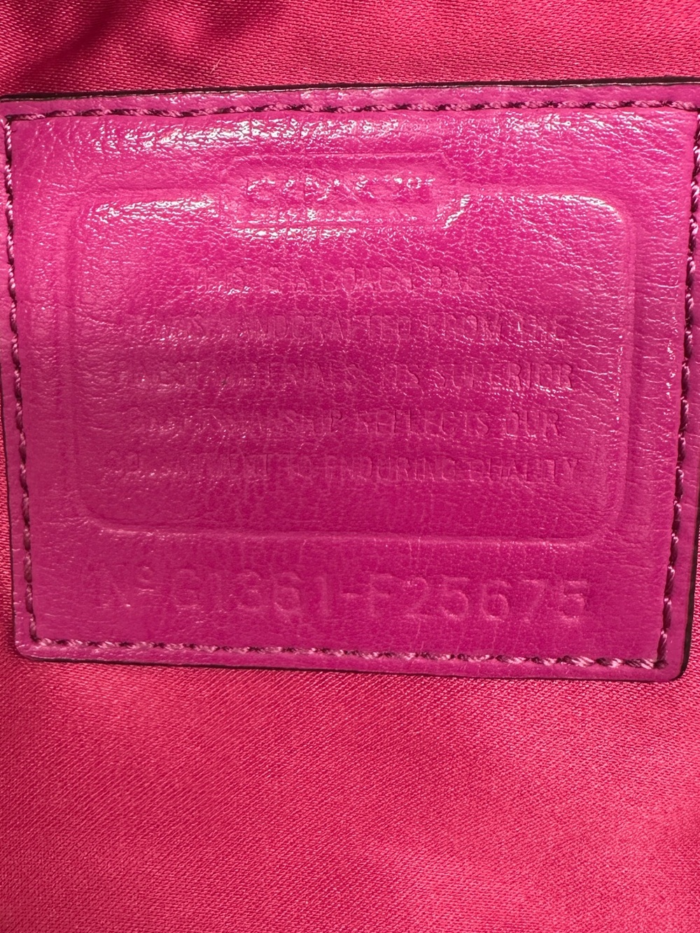 Coach Daisy Outline Signature Drawstring Bucket Bag - Picture 13 of 13